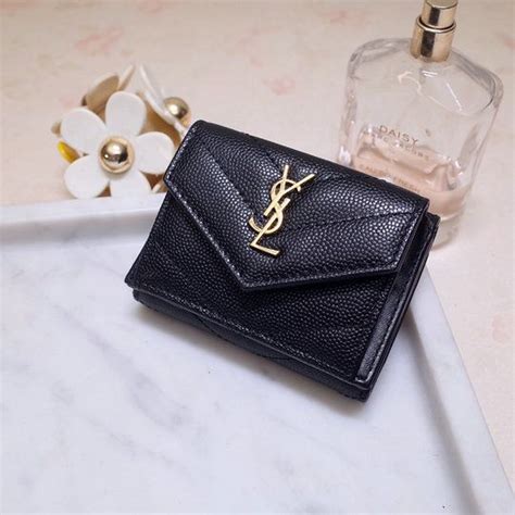 ysl wallet with id window|YSL wallet dupe.